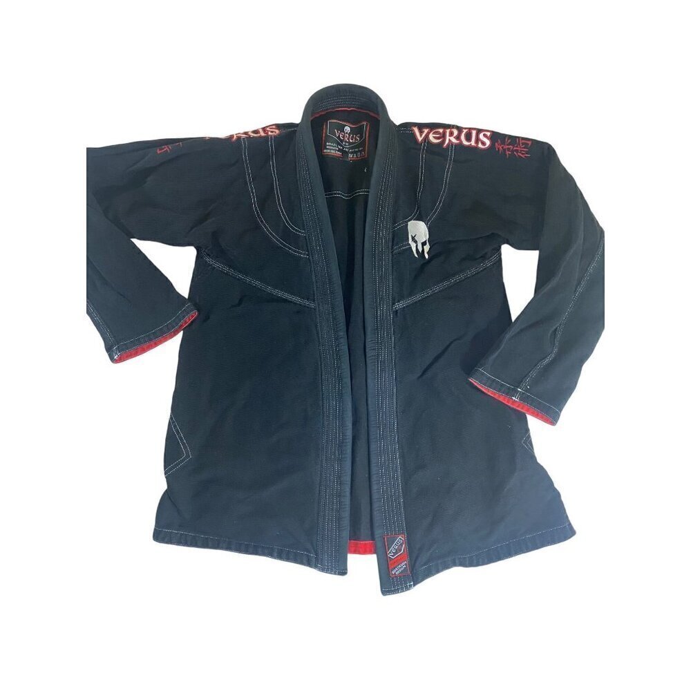 Verus Unisex Jiu Jitsu Athletic Black Gi TOP ONLY - A4